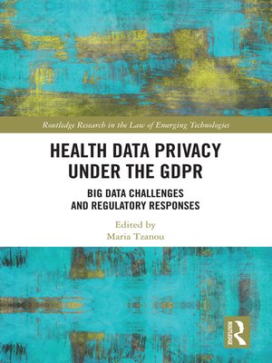 cover image of Health Data Privacy under the GDPR